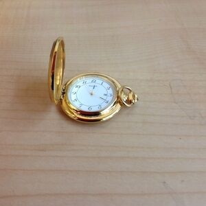 Pulsar Gold Pocket Watch Men's